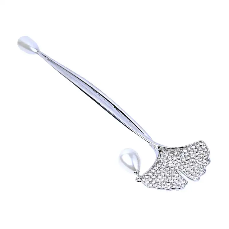 گیره مو زنانه مدل کانزاشی گل لاله