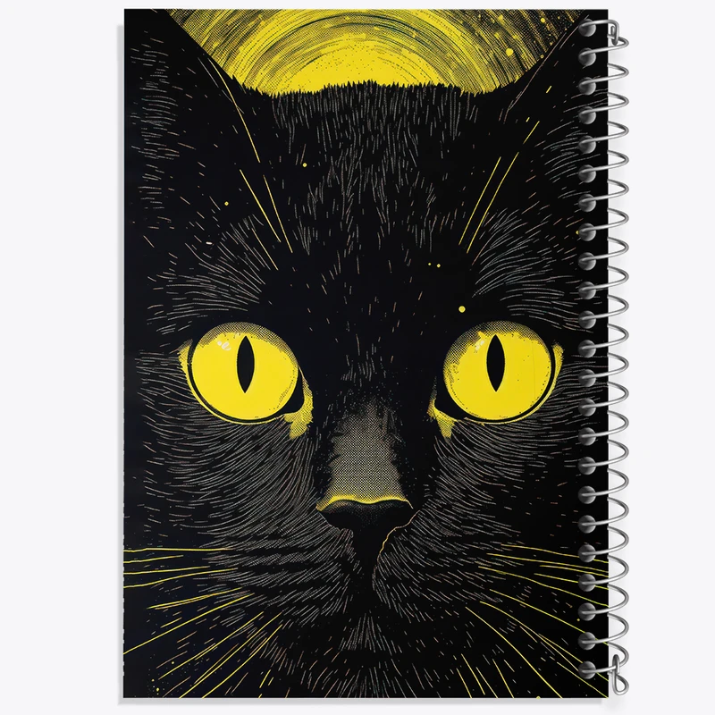 دفتر مشق 50 برگ خندالو طرح گربه (Cat) کد N754