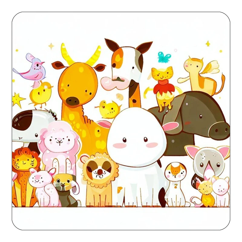 مگنت کاکتی طرح حیوانات رنگی مدل mp27108