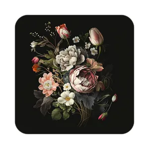 زیر لیوانی کاکتی طرح گل مدل mp16519