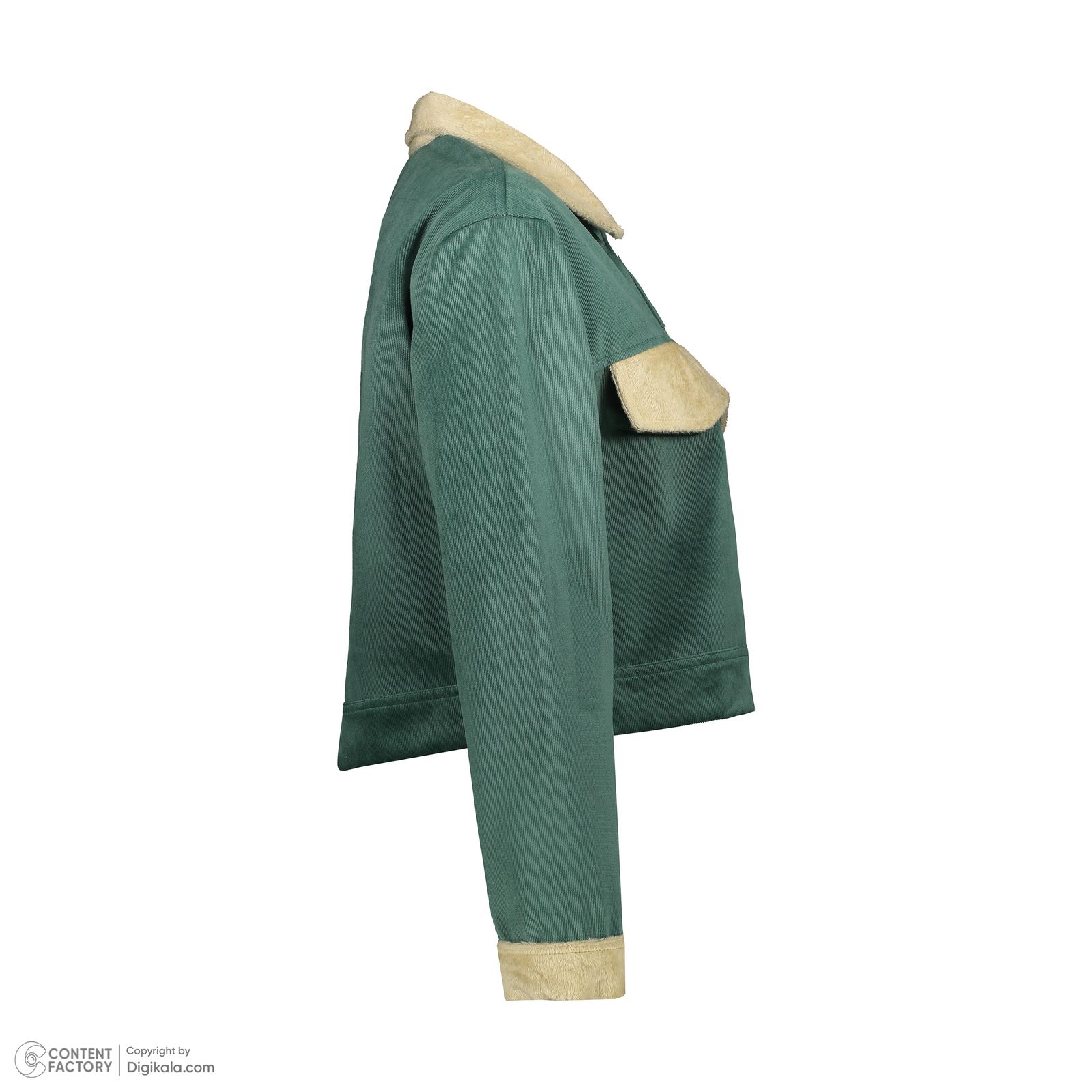 کت زنانه بهبود مدل 509015 رنگ سبز تیره -  - 4