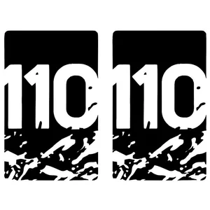 برچسب خودرو مدل 110 کد 23 بسته دو عددی