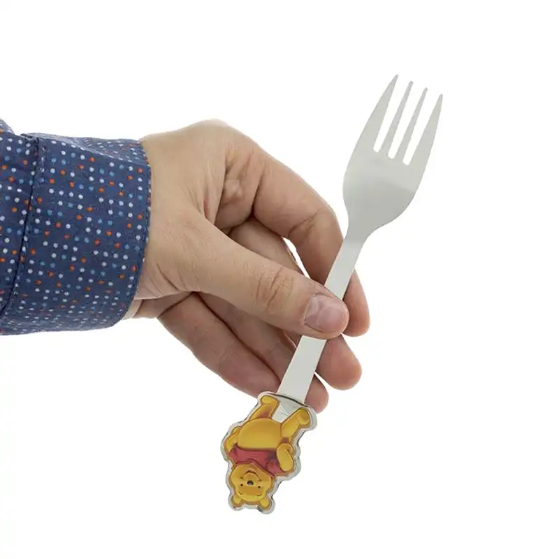 ست قاشق و چنگال کودک مدل خرس پو