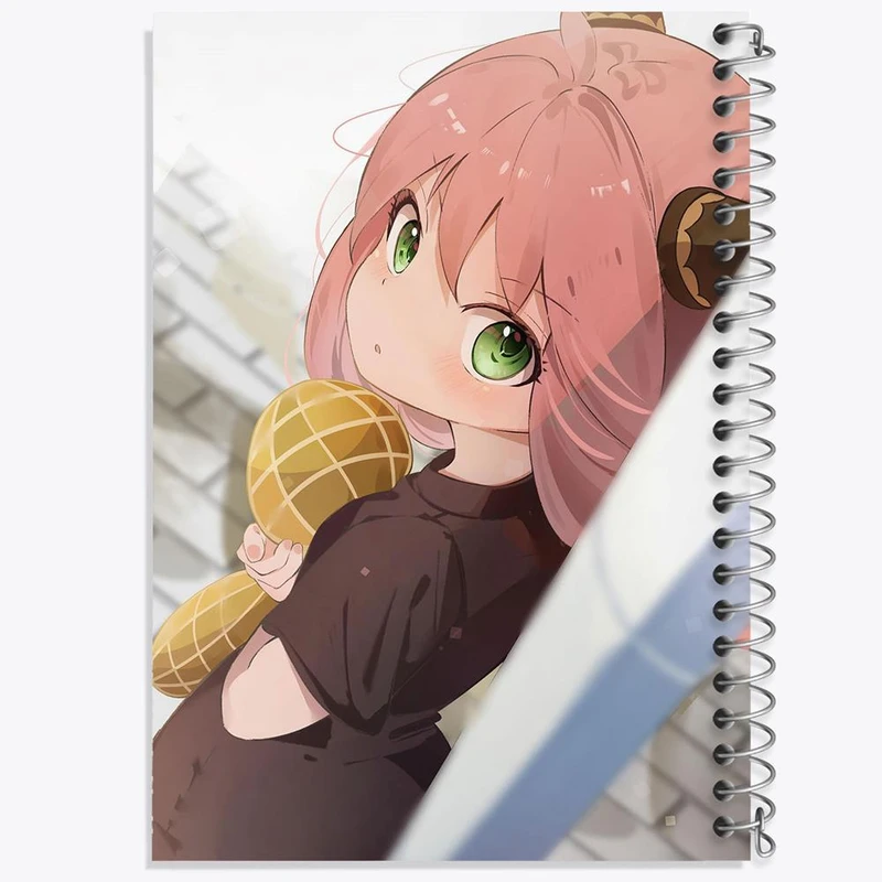 دفتر نت موسیقی 50 برگ خندالو مدل آنیا فورجر انیمه اسپای ایکس فمیلی Spy x Family کد 24197