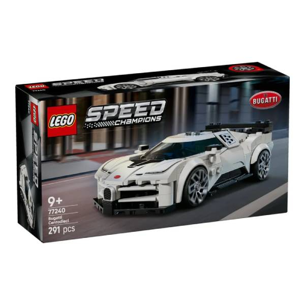 لگو 291 تکه سری Speed Champions مدل Bugatti Centodieci Hyper Sports Car کد 77240