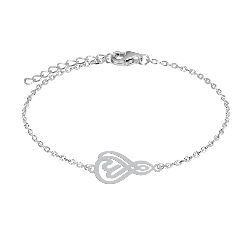 دستبند زنجیری زنانه هایکا طرح اسم الله کد zd.ha 273