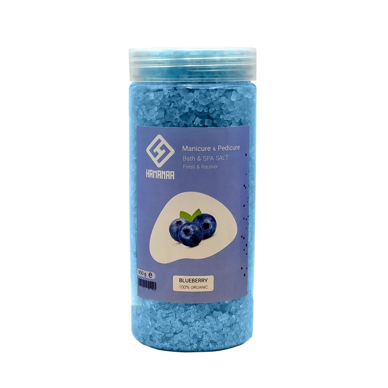 نمک حمام هامانا مدل Blueberry وزن 950 گرم