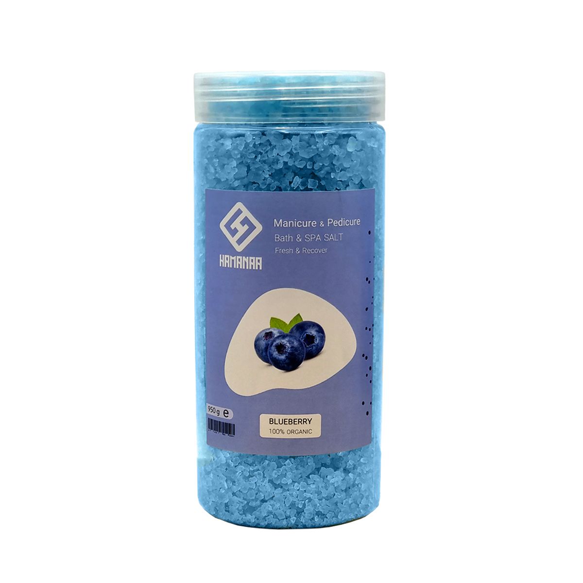 نمک حمام هامانا مدل Blueberry وزن 950 گرم -  - 1