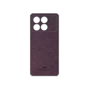 MAHOOT Purple-Leather Cover Sticker for Xiaomi Poco X6 Pro