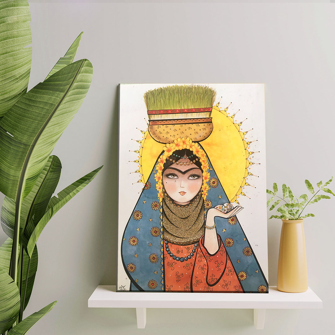 مدل تابلو شاسی رومیزی مدل نوروز و خاتون کد 1400-4
