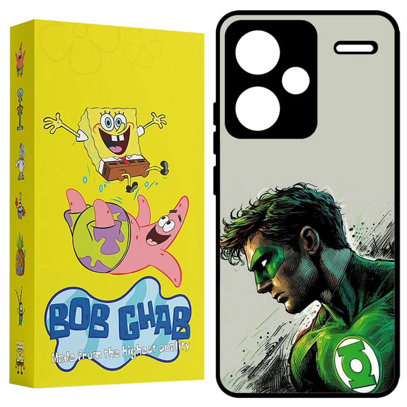 کاور باب قاب طرح گرین لترن مدل BCPN13PL مناسب برای گوشی موبایل شیائومی Redmi Note 13 Pro Plus