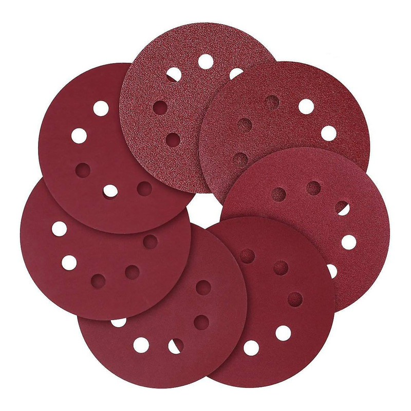 سنباده پشت کرکی مدل 125mm - 40 to 2000 - مجموعه 15 عددی