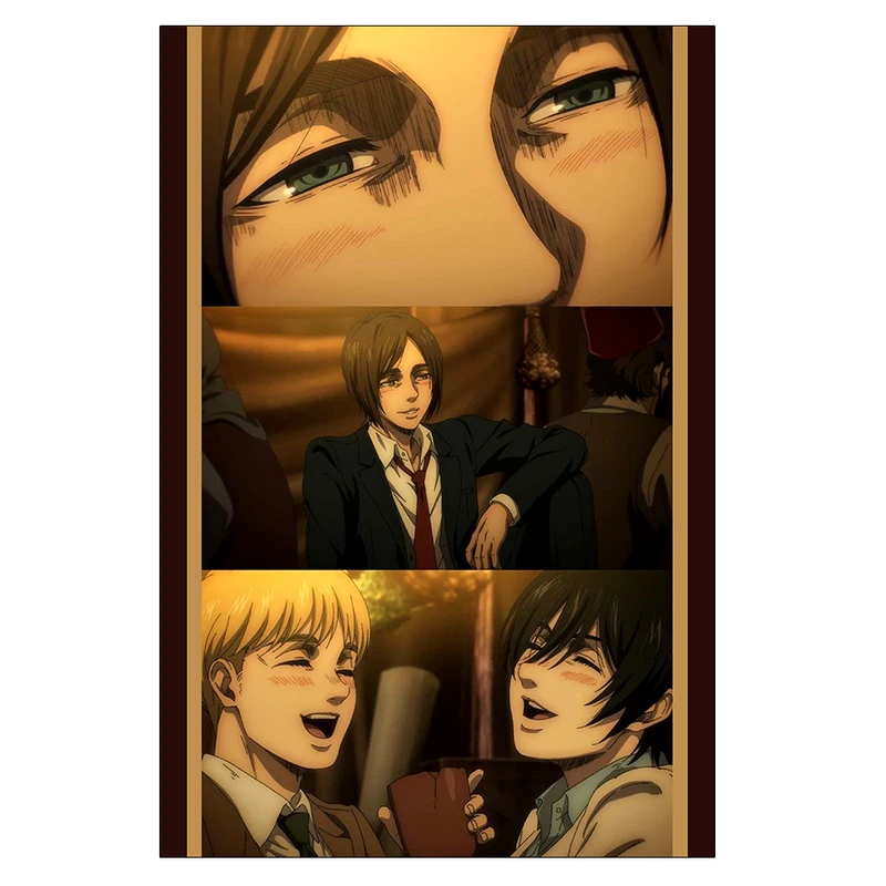 پوستر مدل ارن ییگر Eren Yeager طرح انیمه Attack on titan کد 165