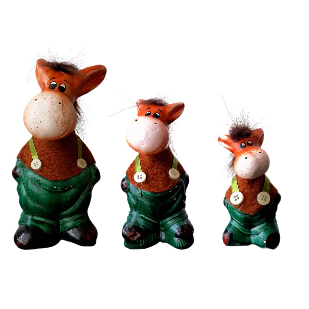 مجسمه مدل دانکی مجموعه سه عددی