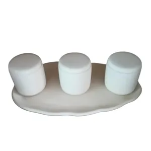 بانکه طرح دکوری مدل ساده مجموعه 3 عددی به همراه سینی