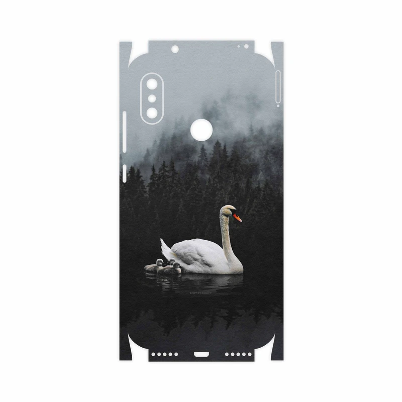 برچسب پوششی ماهوت مدل Swan Lake-FullSkin مناسب برای گوشی موبایل شیائومی Redmi Note 6 Pro