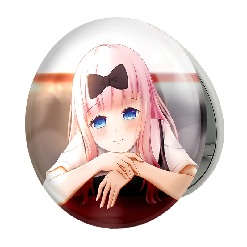 آینه جیبی خندالو طرح چیکا فوجیوارا انیمه کاگویا ساما مدل تاشو کد 15989 