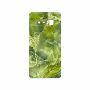 MAHOOT Green Crystal Marble Cover Sticker for Samsung Galaxy Note 8