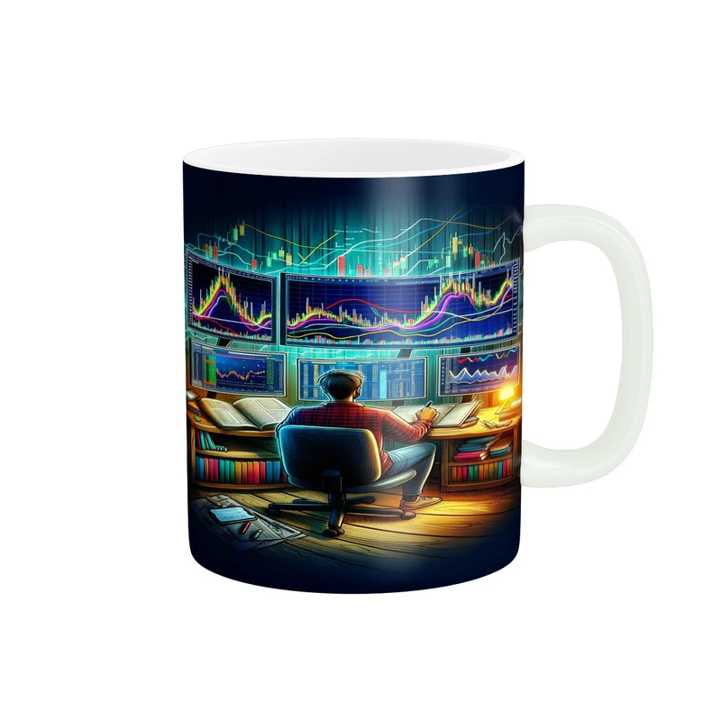 ماگ پادآفرین مدل ترید بورس بازارمالی تریدر کد p2965