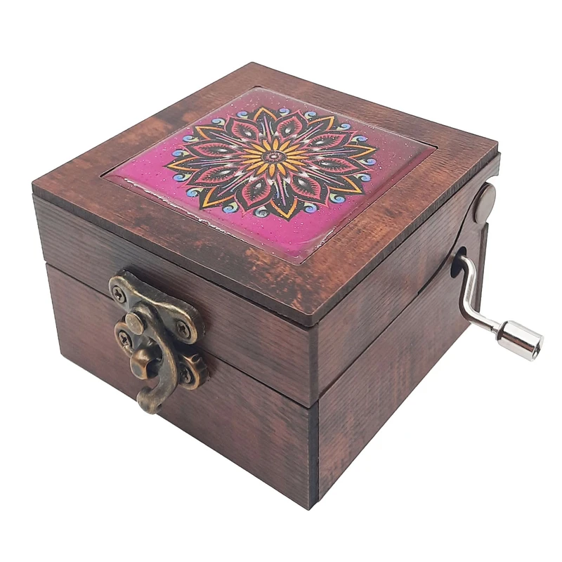 جعبه موزیکال طرح سنتی آینه دار کد JM-S12