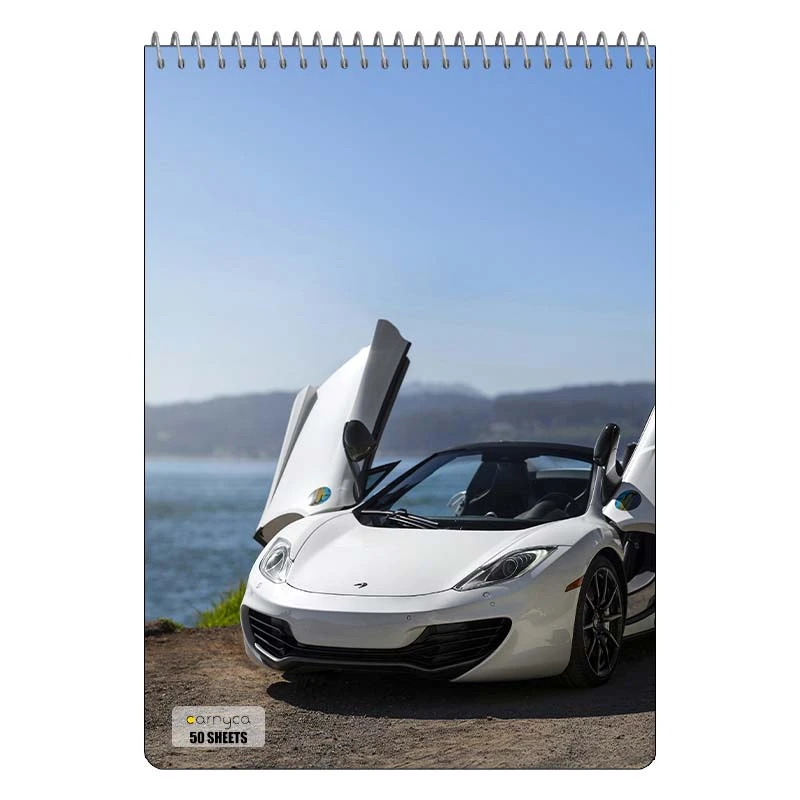 دفتر نقاشی 50 برگ سیمی کارنیکا طرح مک لارن McLaren کد 20938