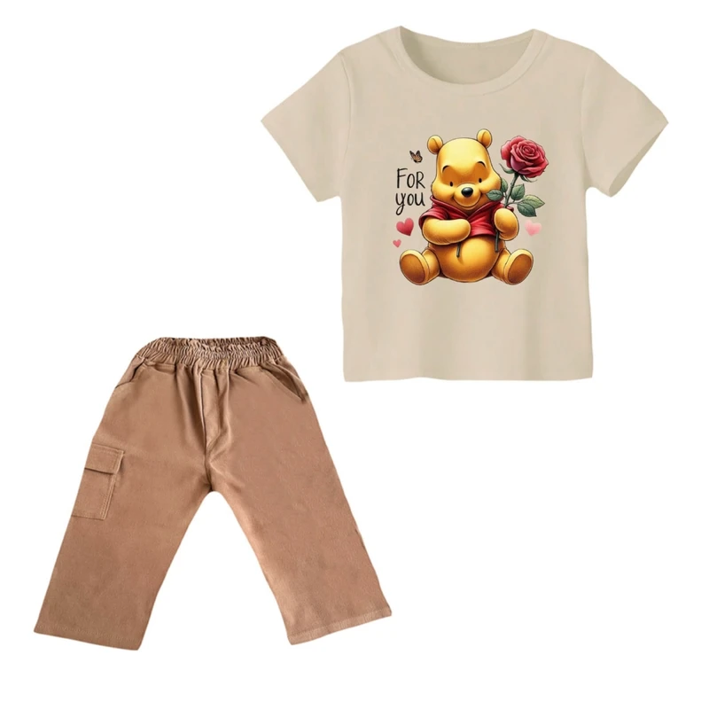 ست تی شرت و شلوارک پسرانه مدل پو کد 31