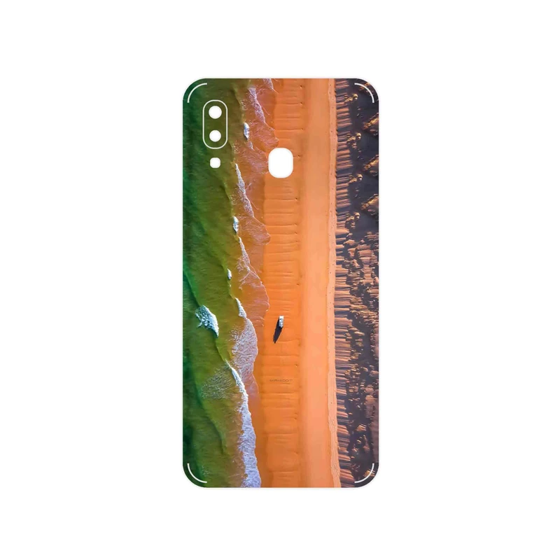 برچسب پوششی ماهوت مدل Beach and Green Sea مناسب برای گوشی موبایل سامسونگ Galaxy A20e