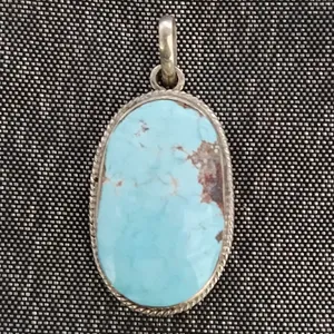 آویز گردنبند نقره زنانه سلین کالا مدل فیروزه ce-new232