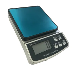 ترازو آشپزخانه دیجیتال مدل Sh-139 حداکثر ظرفیت قابل اندازه‌گیری ۱۵ کیلوگرم با دقت اندازه‌گیری ۱ گرم