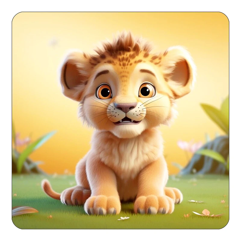 مگنت کاکتی طرح حیوانات کارتونی مدل mp27339