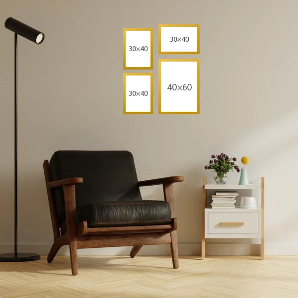 قاب عکس بکلیت مدل 215T مجموعه چهار عددی 