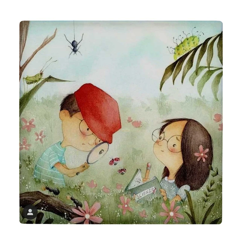 زیر لیوانی طرح گردش در جنگل کد    3454296_1275