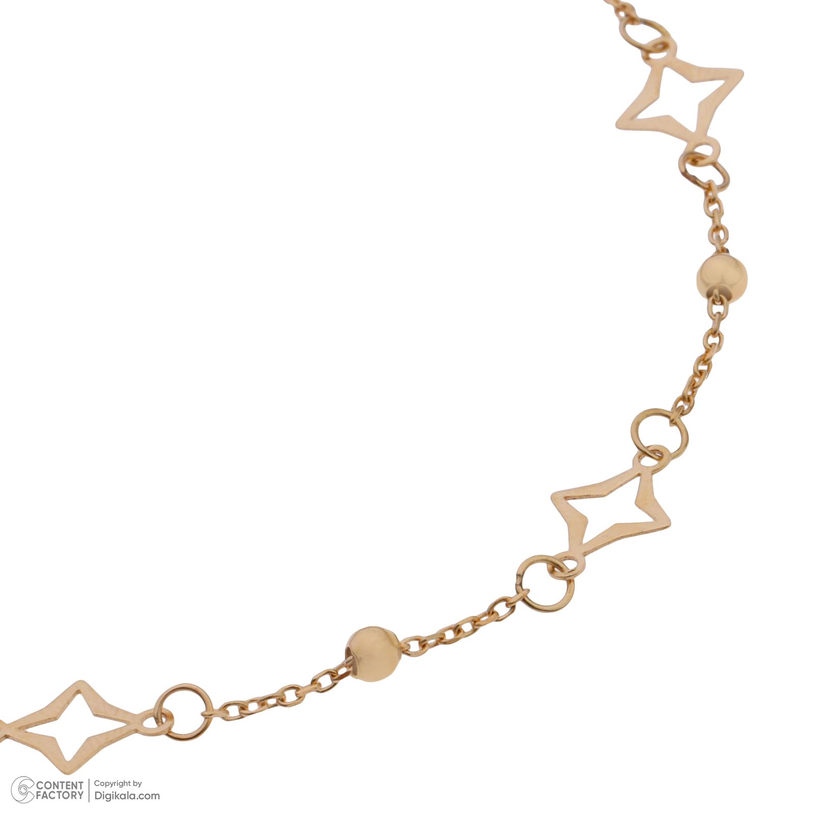دستبند طلا 18 عیار زنانه مایا ماهک مدل MB1685 -  - 4