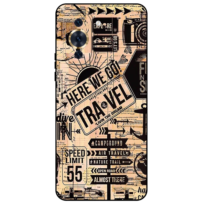 کاور مگافون طرح مسافرت مدل 8098 مناسب برای گوشی موبایل هوآوی Nova 10