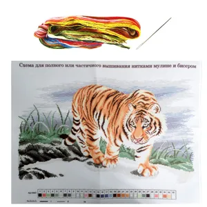 بسته کوبلن طرح ببر کد k01 مجموعه 3 عددی