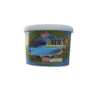 رنگ آبی استخری شهرام شیمی مدل ARTEX COLOR حجم 1 لیتر