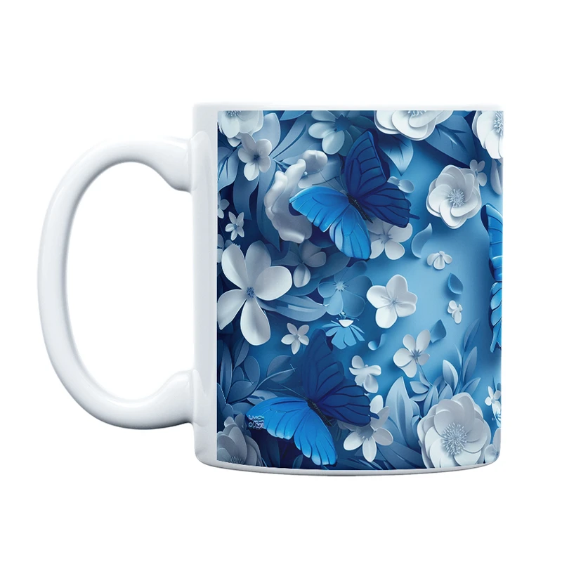 ماگ حس آمیزی طرح پروانه مدل کلاسیک کد 87