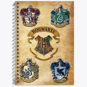 دفتر زبان 50 برگ خندالو مدل دو خط طرح هری پاتر (Harry Potter) کد N2425