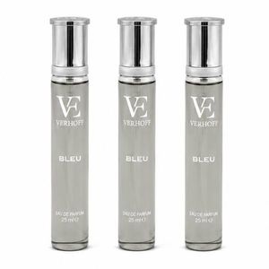 عطر جیبی مردانه ورهف مدل بلو با رایحه خنک حجم 25 میلی لیتر بسته 3 عددی