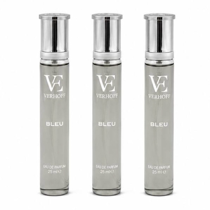 عطر جیبی مردانه ورهف مدل بلو با رایحه خنک حجم 25 میلی لیتر بسته 3 عددی