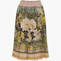 دامن پلیسه‌دار زنانه مدل هاوایی