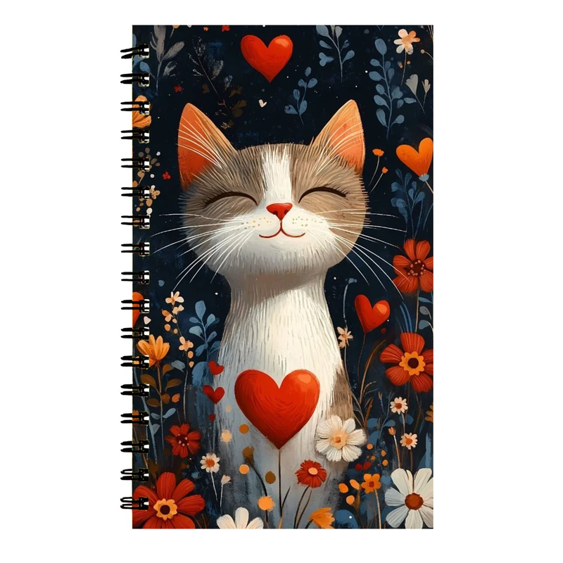 دفتر نت موسیقی 40 برگ طرح گربه فانتزی کد 002