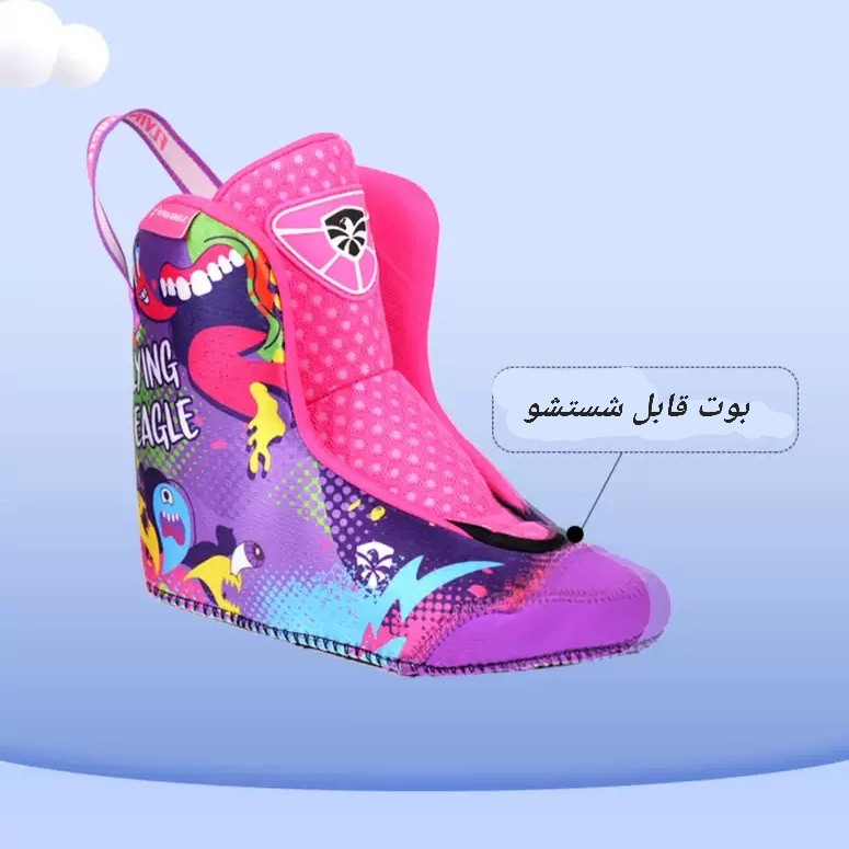 اسکیت کفشی فلاینگ ایکل مدل S3 به همراه کلاه و لوازم ایمنی و کیف اسکیت