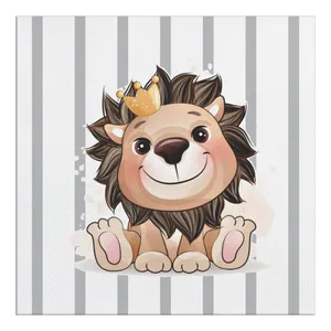 زیربشقابی طرح شیر قهرمان کد IDM 319