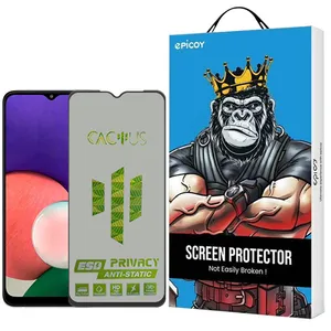 Glass Screen Protector Epicoy Cactus-ESD-Privacy For Samsung Galaxy A22 5G/F42 5G
