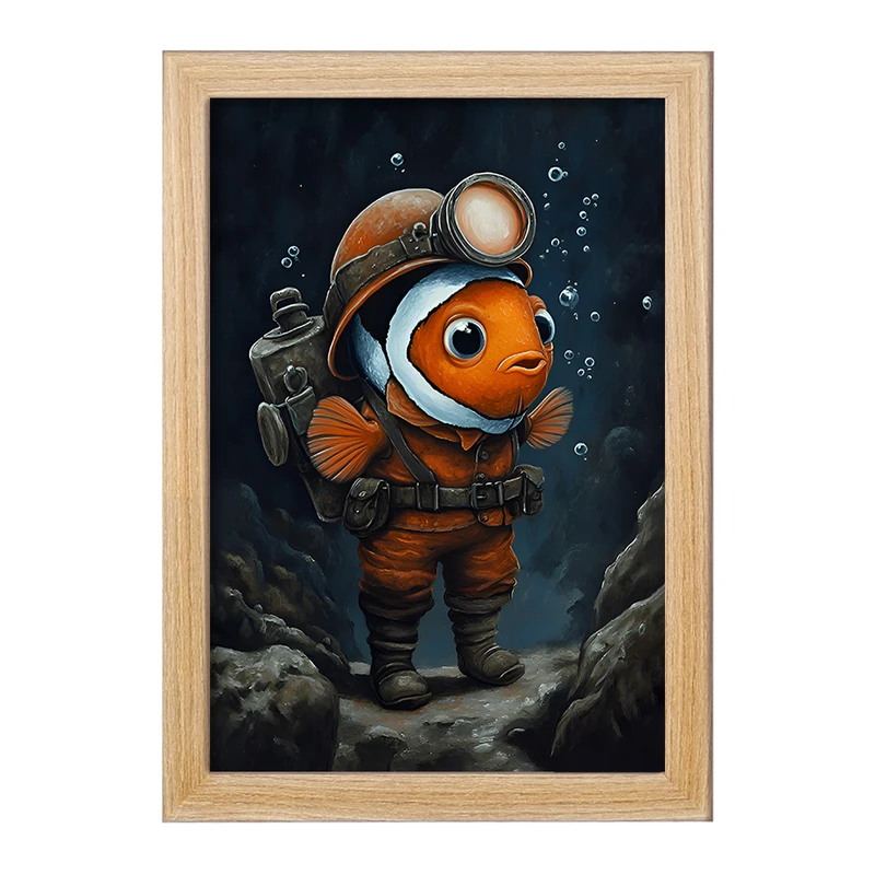 تابلو خندالو مدل ماهی کد F11645