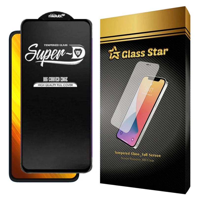 محافظ صفحه نمایش گلس استار مدل SUPERD مناسب برای گوشی موبایل شیائومی Poco X3 NFC