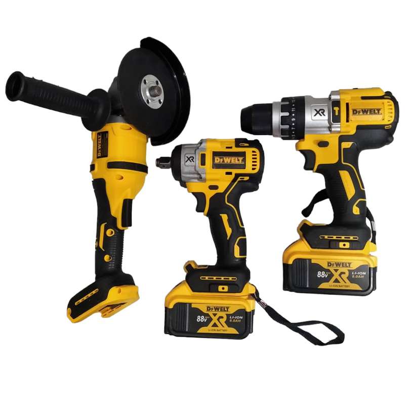 ابزار کارگاهی دی اف ولت مدل DC-330 مجموعه 3 عددی