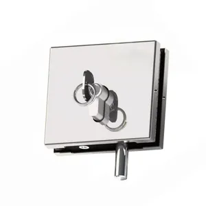 قفل درب شیشه ای مدل mm1