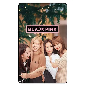 کاور مگافون طرح بلک پینک مدل 8253 مناسب برای تبلت سامسونگ Galaxy Tab A 10.1 2019 / T510 / T515 
